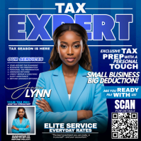 Trusted Tax Expert Filing Services Instagram Post template