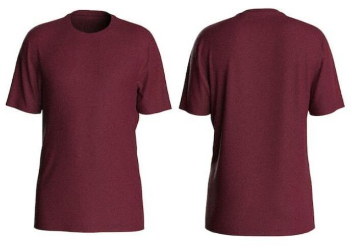 Tshirt template Postcard