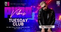 Tuesday Club Banner Facebook Shared Image template