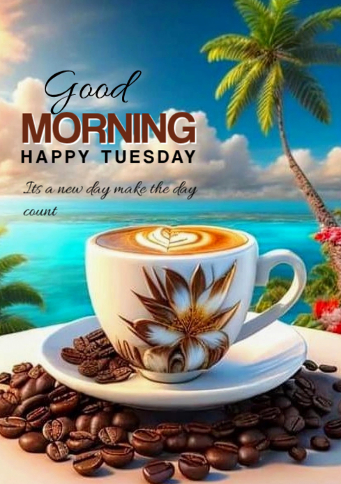 Tuesday morning motivation Template | PosterMyWall