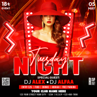 Tuesday Night Party Quadrado (1:1) template