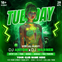 Tuesday Night Party Persegi (1:1) template