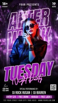 Tuesday Night Party  Instagram Reel template