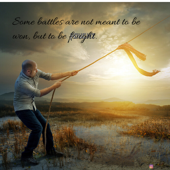 Tug of Light Instagram Post template