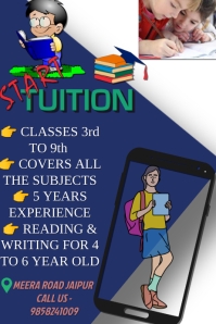 Student Tuition Template | PosterMyWall
