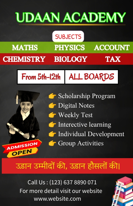 Tuition Template | PosterMyWall