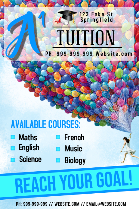 Copy of Tuition Poster | PosterMyWall