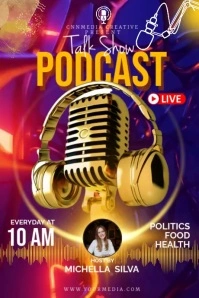 Tumblr Graphic - PODCAST TALK SHOW template