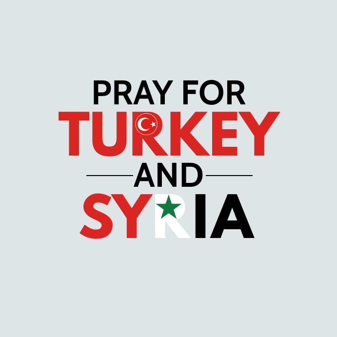 Turkey and Syria Template PosterMyWall