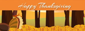 Turkey Thanksgiving Fall Leaves Facebook Vide Facebook-coverfoto template