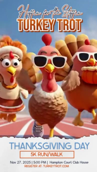 Turkey Trot Instagram Story template