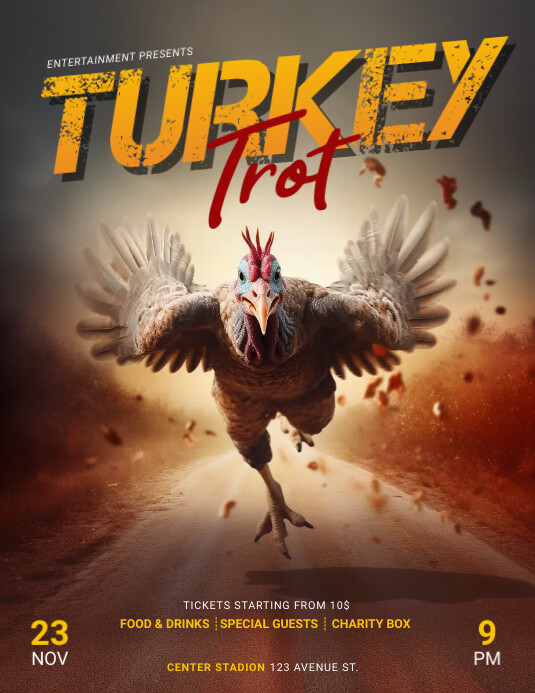 Copy Of Turkey Trot Flyer Template PosterMyWall copy-of-turkey-trot-flyer-template-postermywall