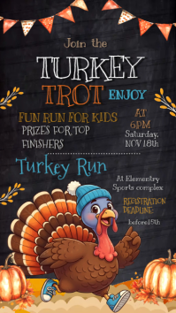 Turkey Trot Instagram Story template