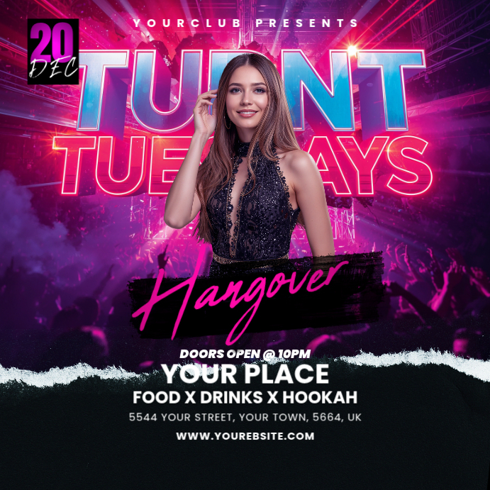 Club Event Promotion Template | PosterMyWall