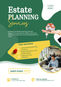 Turquoise Estate Planning Services A2 template