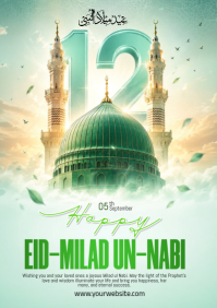 Pirus Eid Milad-un-Nabi A4 Template