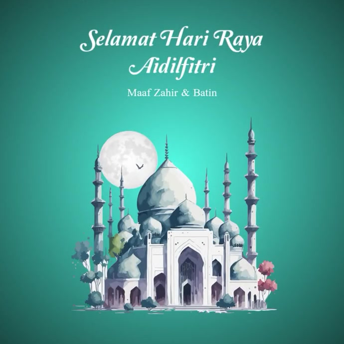 Hari Raya Aidilfitri Template | PosterMyWall