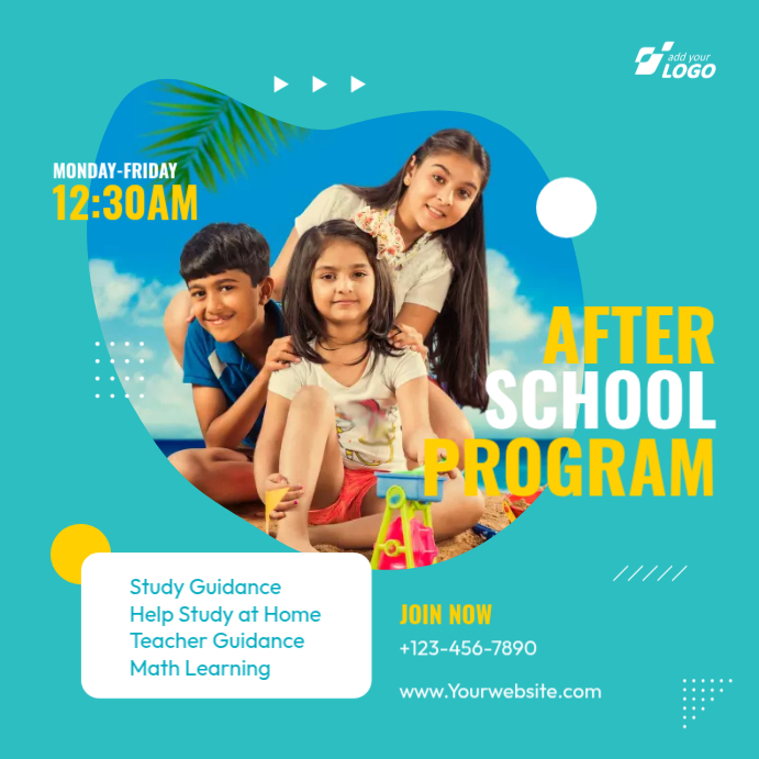 After School Program Template | PosterMyWall