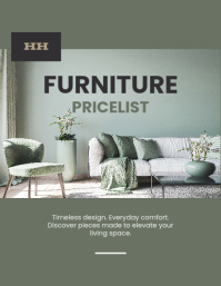 Pirus Furniture Collection Flyer Template - Page 1