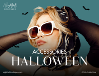 Turquesa Halloween Accessories Folder Template - Page 1