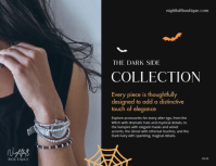 Turquoise Halloween Accessories Løbeseddel Template - Page 2