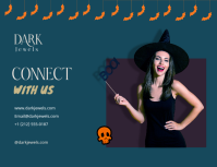 Turquoise Halloween Accessories Løbeseddel Template - Page 5