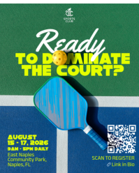 Turquoise Pickleball Tournament Instagram Portrait Template - Page 4