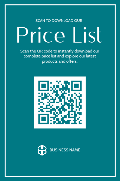 Black Price List Posters Template | PosterMyWall