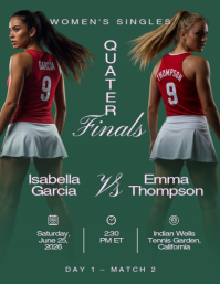 Turquoise Tennis Championship ใบปลิว Template - Page 3