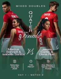 Turquoise Tennis Championship ใบปลิว Template - Page 4
