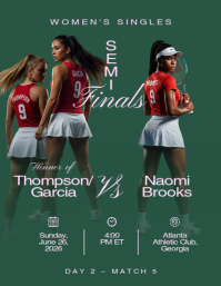 Turquoise Tennis Championship ใบปลิว Template - Page 6