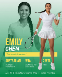 Turquoise Tennis Event Promotion Instagram Portrait Template - Page 5