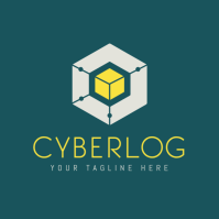 Turquoise Technology Logo โลโก้ Template