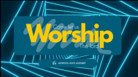Turkis Worship Night งานแสดงผลงานแบบดิจิทัล Template