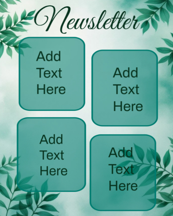 Newsletter Instagram Portrait Template | PosterMyWall