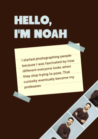 Turquoise Photography Portfolio A4 Template - Page 2