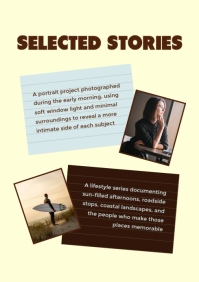Turquoise Photography Portfolio A4 Template - Page 3