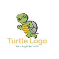 Run Turtle Logo turtle logo Template | PosterMyWall