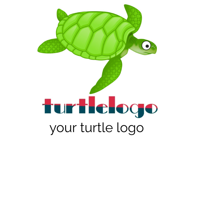 Turtle Logo Template PosterMyWall turtle-logo-template-postermywall