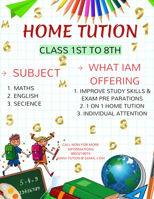 Tution class templete Template | PosterMyWall