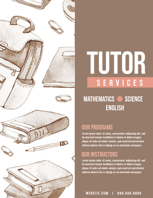 Tutor Copy Copy of tutor | PosterMyWall