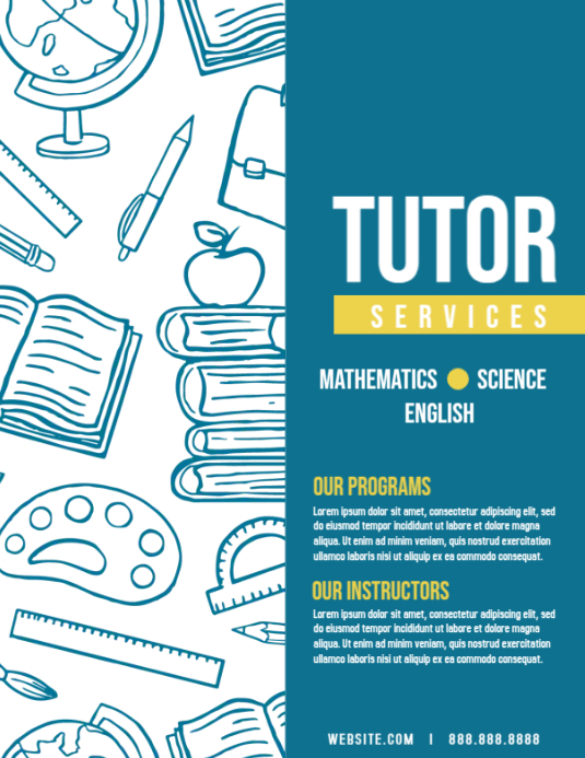 Copy of Tutor PosterMyWall