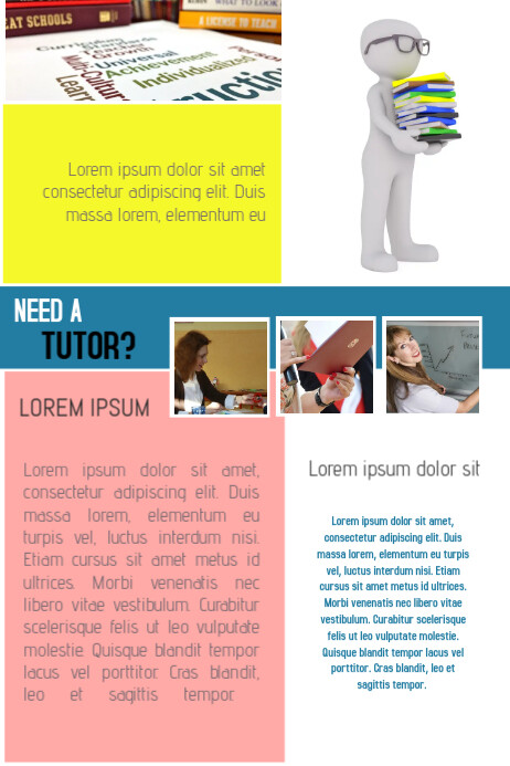 Home Lesson Flyer Samples Tutor Home Lessons Flyer Template | PosterMyWall