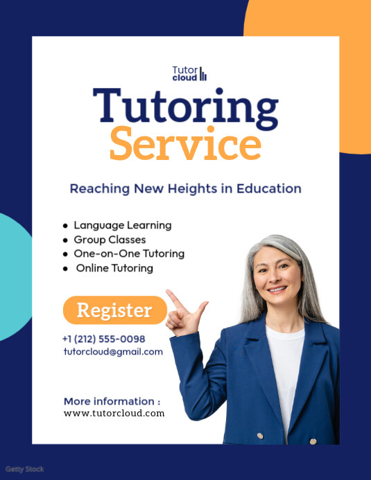 Tutor Professional Template | PosterMyWall