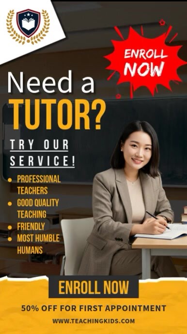 Tutor Service Instagram Story template