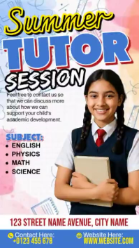 Tutor Session Instagram Reel template
