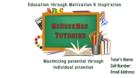 Tutoring business card template