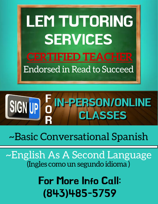 Copy of Tutoring Classes | PosterMyWall