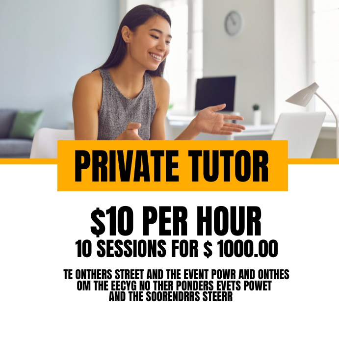 tutoring Template | PosterMyWall