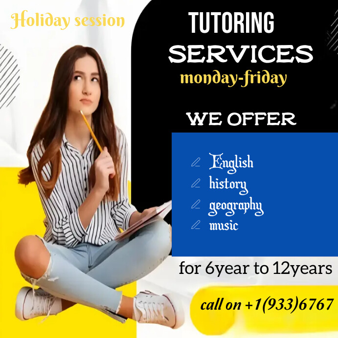 Tutor Copy Copy of Tutoring flayer | PosterMyWall